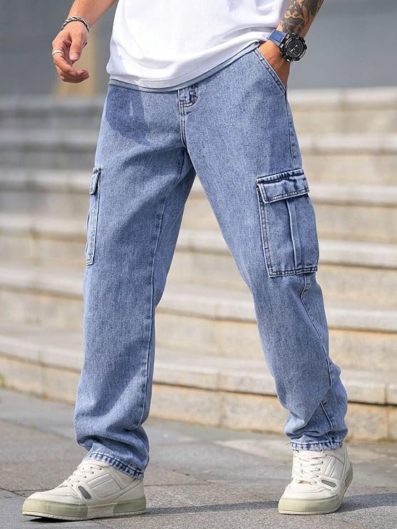 Brand: QNIM Men Jeans || Jeans for Men || Cargo Jeans (Q-04-05)