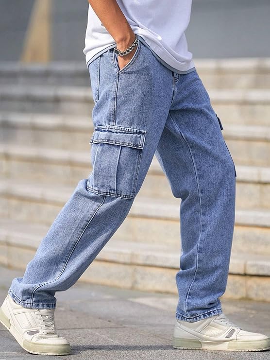 Brand: QNIM Men Jeans || Jeans for Men || Cargo Jeans (Q-04-05) - Image 3