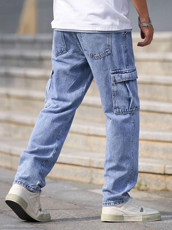 Brand: QNIM Men Jeans || Jeans for Men || Cargo Jeans (Q-04-05) - Image 2
