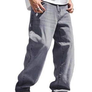 Ben Martin Men Jeans || Baggy Fit Jean's for Man || Loose Fit High Rise Denim || Stretchable Casual Wear Jean,s || Dance Rap Rapping Style Pant for Men || Denim Cotton Jeans (0)