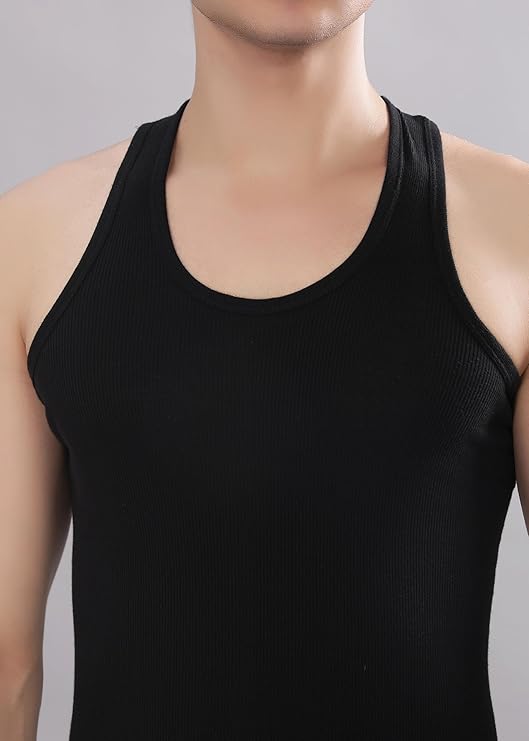 Dollar Bigboss Men's Solid Regular Fit Vest - Image 3